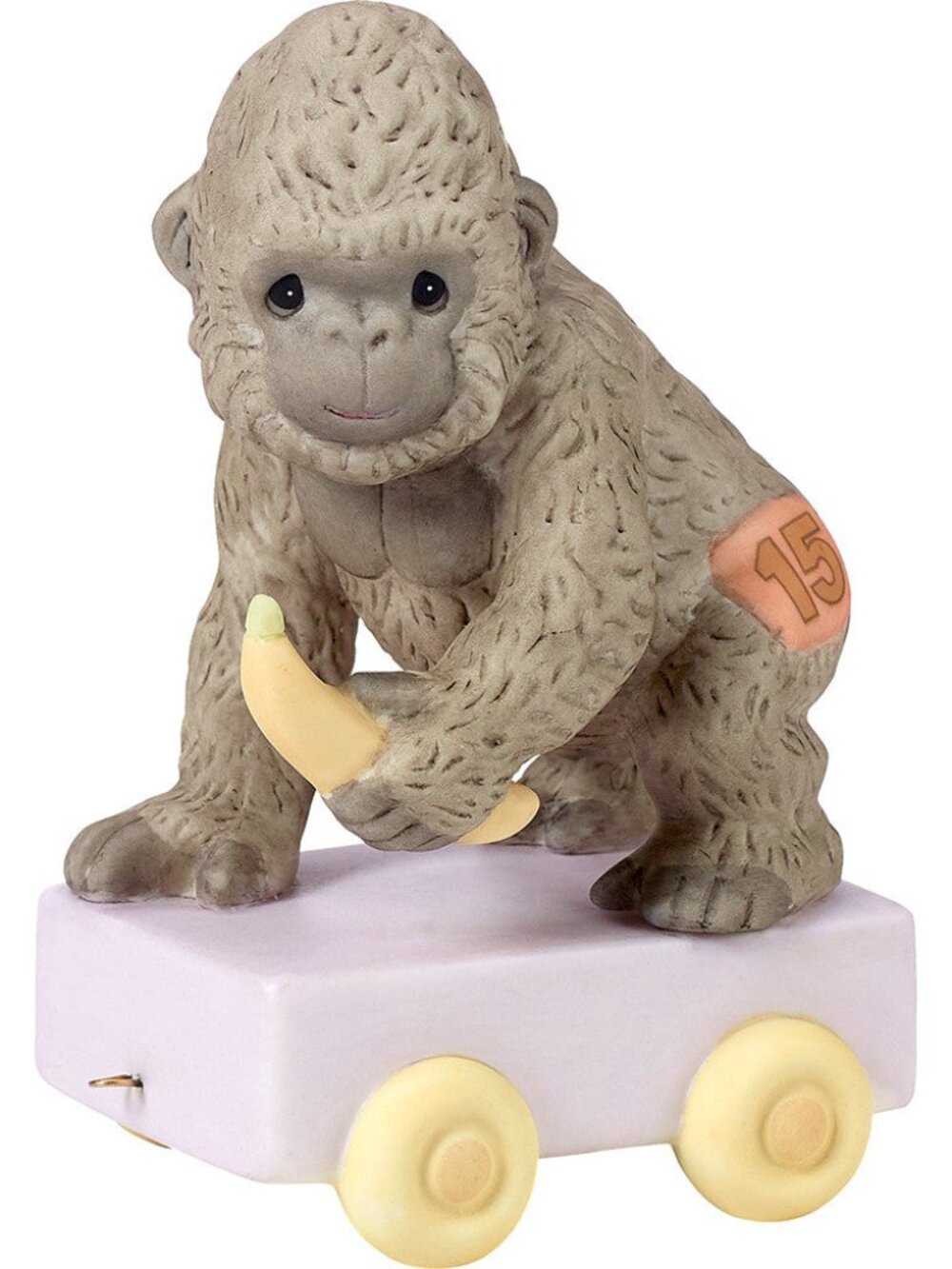Rare vintage Precious moments birthday circus train.